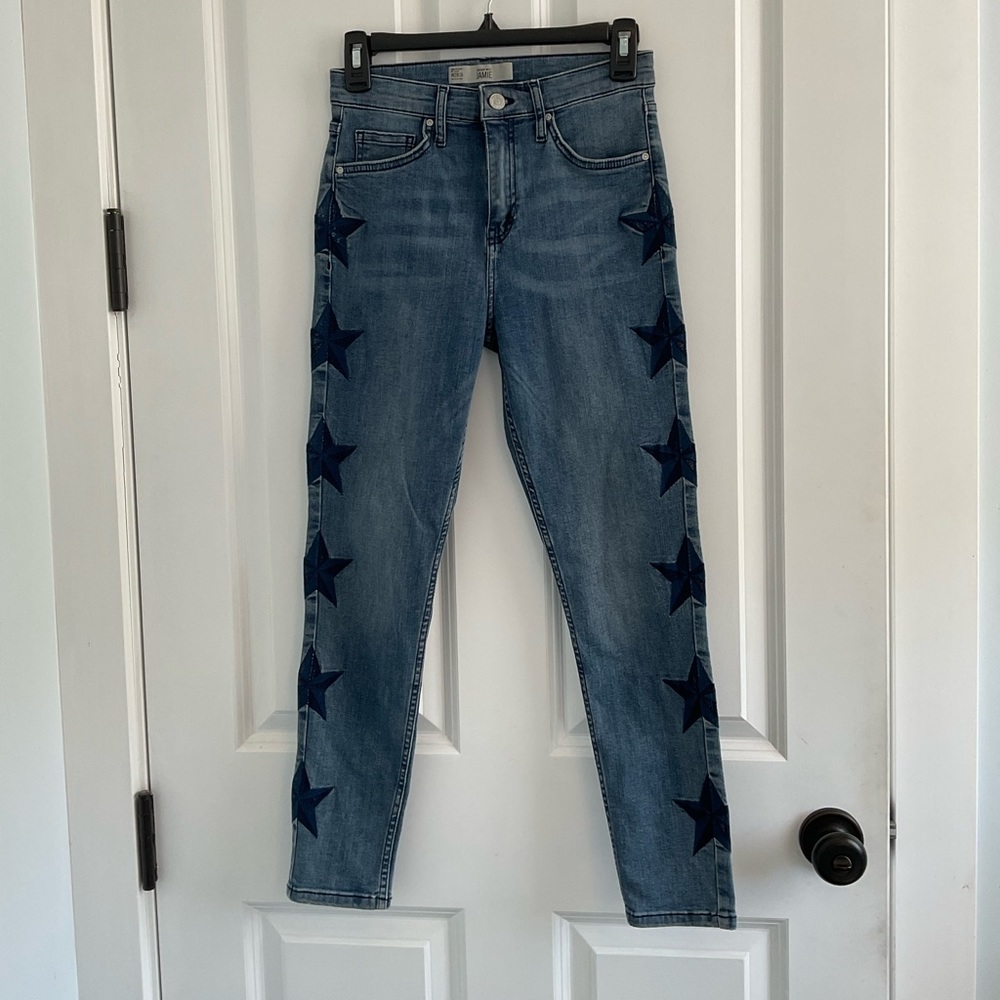 Womens TopShop Moto Jamie jeans